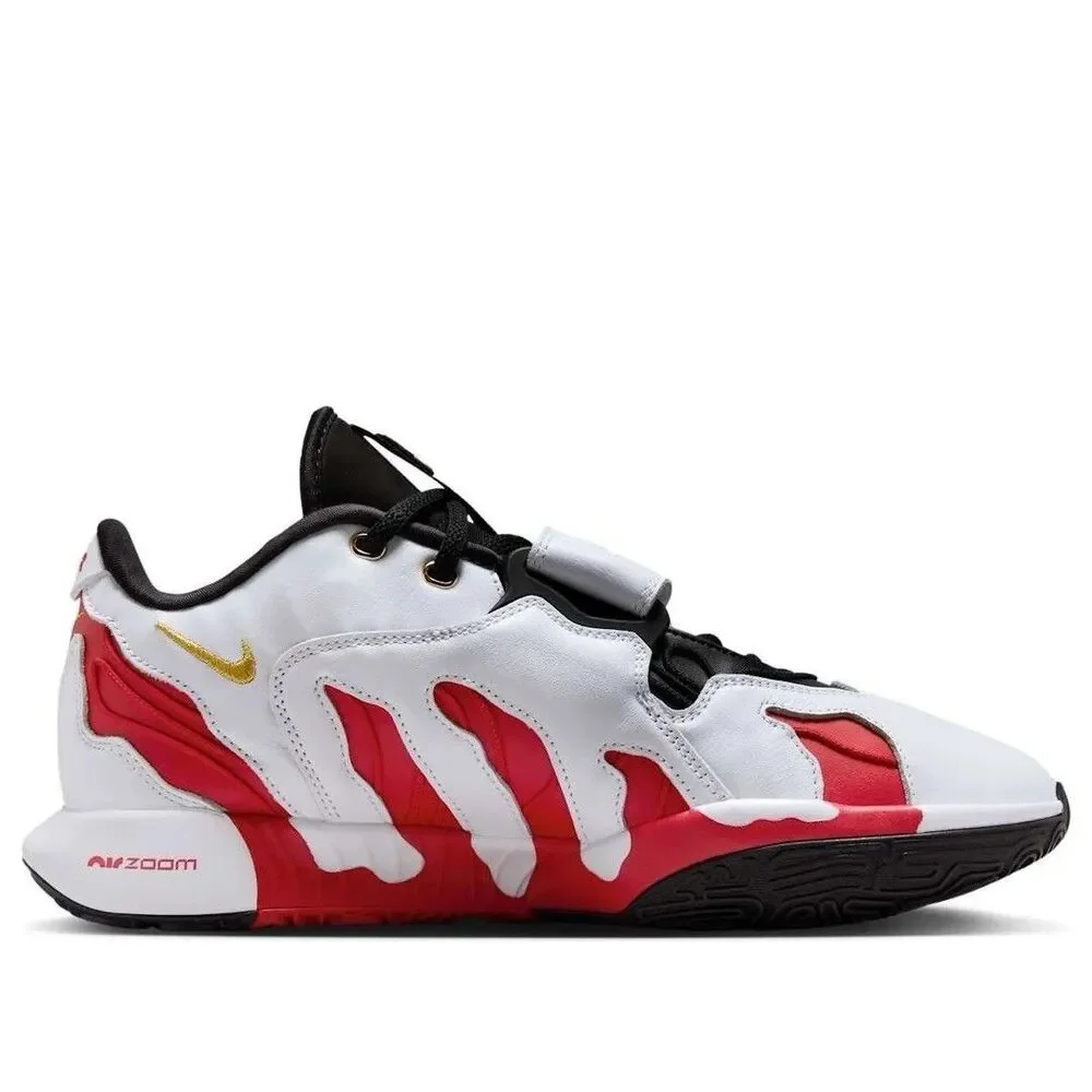 Size 8.5 Nike LeBron XXI 21 Prime 96 White Gold Fire Red Mens HV1221-100
